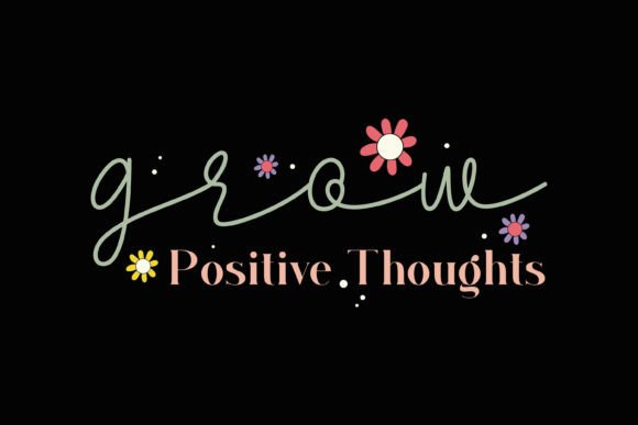 Download Retro Grow Kindness Positive Quotes - Positive quotes Collection