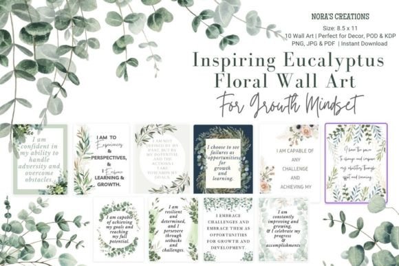 Download Inspiring Eucalyptus Floral Wall Art - Premium Resources